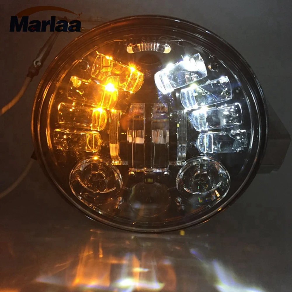 Marlaa 5,75 дюймов 70 Вт светодиодный фары для Dyna Breakout Fatboy мотоцикла
