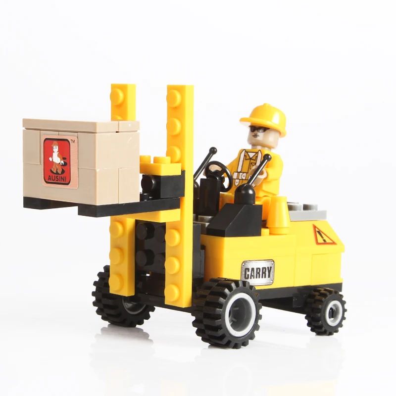 simplebox ausini Building Blocks 29601 freight train Educational &amp enlighten landship shipments Bricks DIY Toys for children | Игрушки и