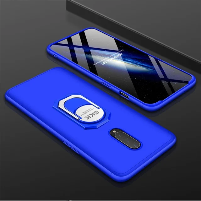 blue 9 цветов, чехол для Oneplus 7 Pro, роскошный защитный чехол, полное защитное кольцо, противоударный чехол для телефона, чехол для Oneplus 6 6T 5 5T - Цвет: blue