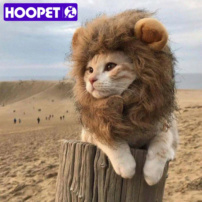 HOOPET костюмы на Хэллоуин для домашних животных Ретро Высокая скорость удержания мультфильм теплая шапка лэй фэн короткие плюшевые милые собаки шляпа для животных