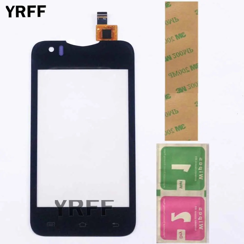 

Phone Touch Screen Panel For Explay A350TV A360TV Star TV A350 Capacitive Touch Screen Front Glass Sensor Touchpad 3M Glue Wipes