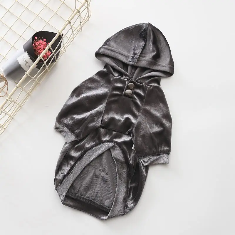 2018 HOT NEW Dog Fleece Cotton Hoodies Puppy Coat Jacket Solid Color Spring Autumn Poodle Yorkies Bichon Costume Dropshipping |
