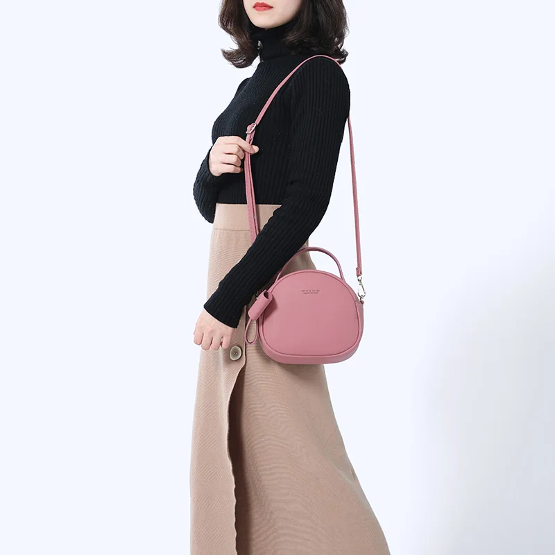 WEICHEN Designer Round Handbag Women Geometrical Ladies Shoulder Bag Soft Leather Female Crossbody Messenger Bags Sac Bolsa HOT