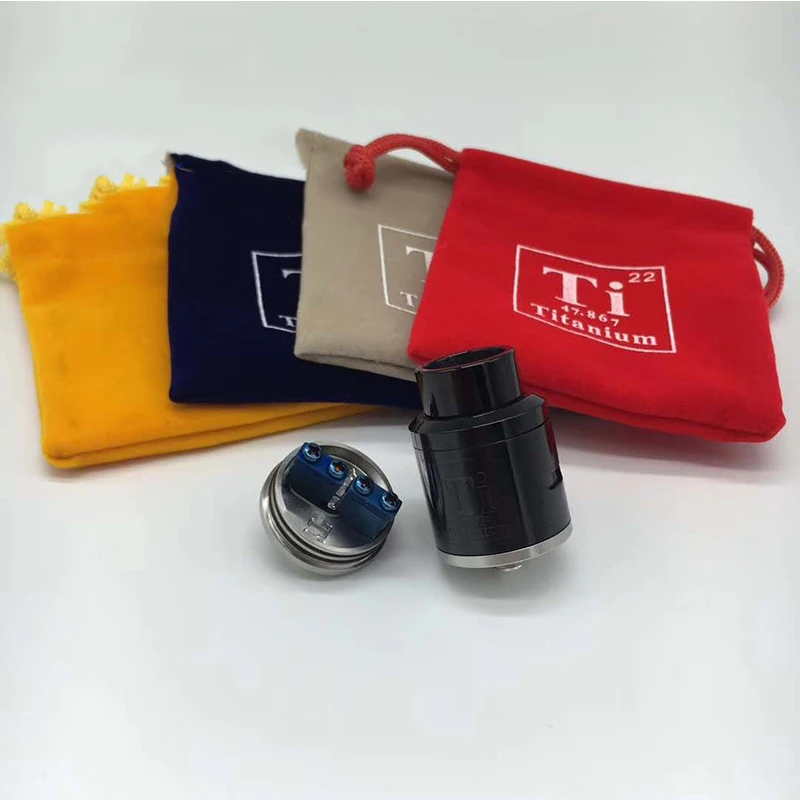 Новый SUB TWO Titanium Goan V1.5 RDA Rebuildable Dripping Регулируемый атомайзер 24 мм diamater 510 нить