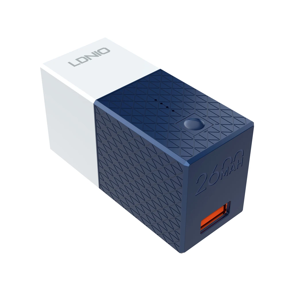 LDNIO 2600 mAh 2 в 1 power bank с настенным usb-зарядным устройством для мобильного телефона