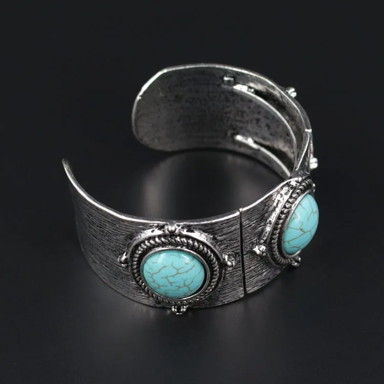 Jianxi Тибетский Jewelry tturquoise турки серебряные украшения браслет и браслеты ethnique Pulseira