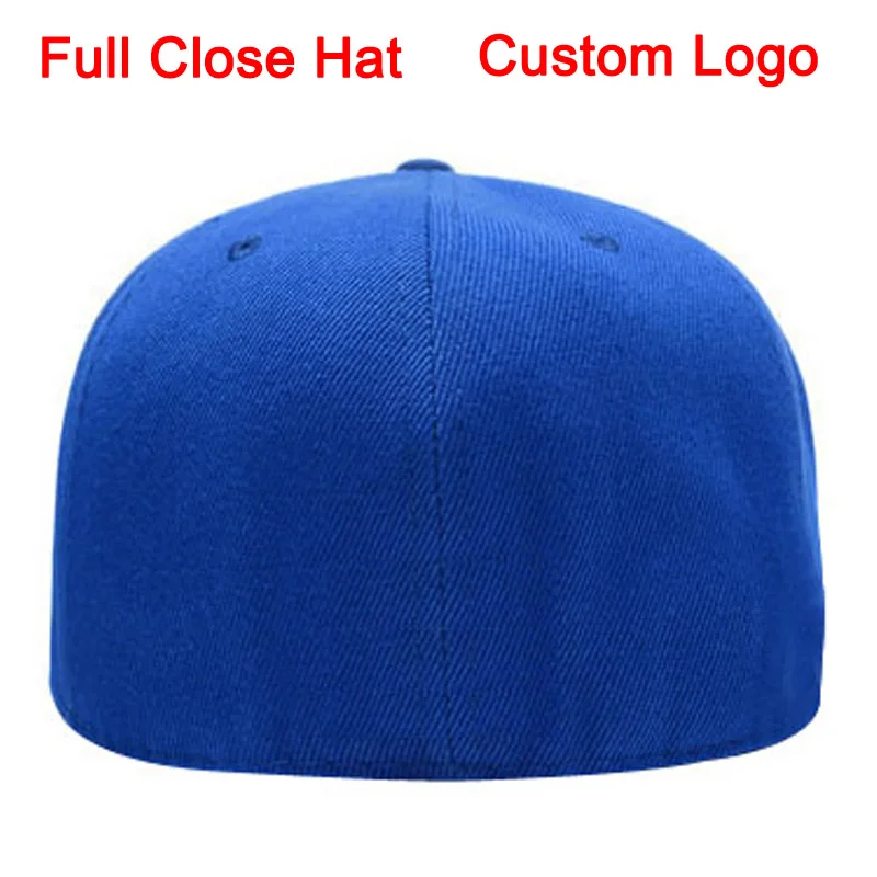 Baseball Fitted Cap Adult Kids Child Youth Suitable Small Big Sizes Tennis Golf Sun Custom Logo Customized Design Full Close Hat