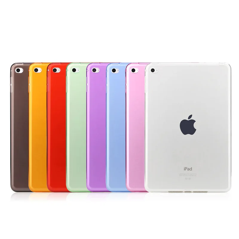 Ультра тонкий чехол для ТПУ iPad Pro Мягкий гель силиконовый прозрачный