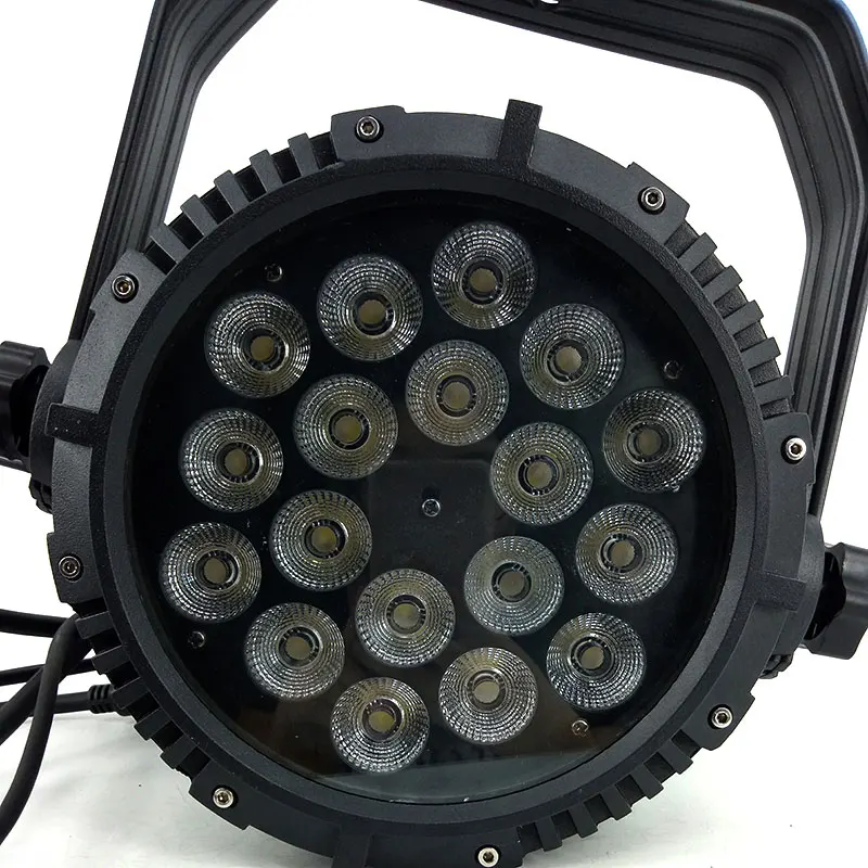 Водонепроницаемый LED Par Can 18x12W 4 в 1 RGBW для Dj Дискотека эффект света на открытом