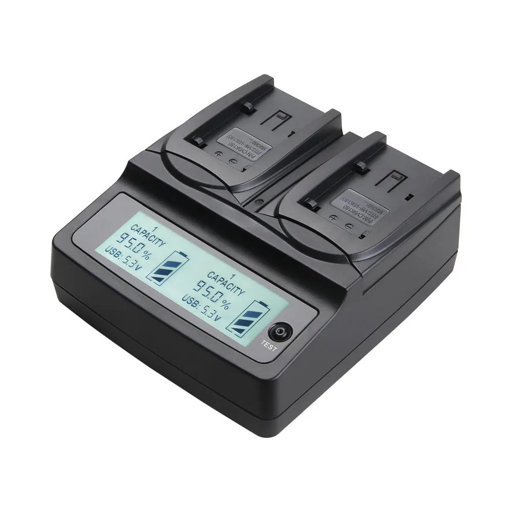 Зарядное устройство для двух аккумуляторов Udoli VW-VBK180 VW VBK180 VBK360 для Panasonic HDC HS60 TM60 SD60 H85 T55 T50 TM90 TMX1 TM40 SD AAA.