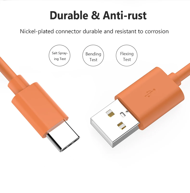 Кабель USB C 5 В 2 А зарядное устройство для быстрой зарядки и передачи данных