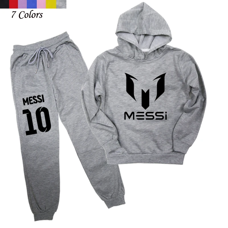 Детская одежда с принтом звезда футбола 2 предмета модные толстовки для
