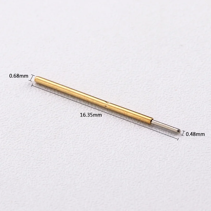 100 Pcs P50-Q1 New Hot DIY Metal Probe P50-Q Needle Length 16.35mm Nickel-Plated Spring Test For Electric Tools | Обустройство дома