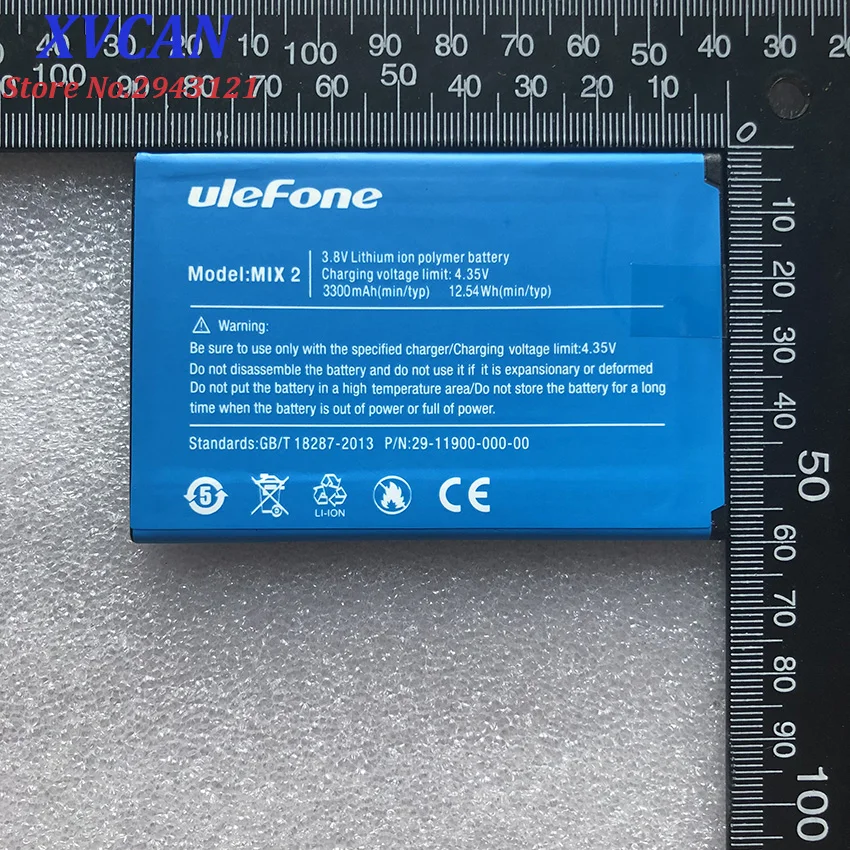 100% Новый оригинальный Ulefone MIX2 запасной 3300mAh Запасной Аккумулятор для MIX 2 MTK6737