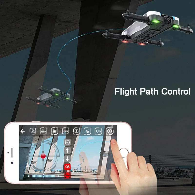 JJRC H61 Карманный Дрон для селфи 720P Wi Fi Камера складной ручной Квадрокоптер