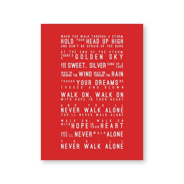 

Настенный постер "Anfield Stadium", Ilan grace