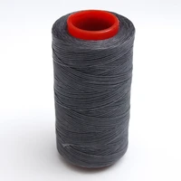 gray 250 meter 1mm flat waxed wax thread cord sewing craft for diy leather hand stitching 17
