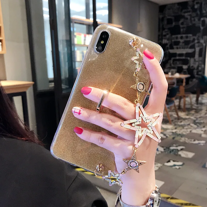 Чехлы для Gliiter для huawei Y9 Y7 Pro Y6 Prime Y5 Y3 ii Bling кольцо браслет Чехлы бампер