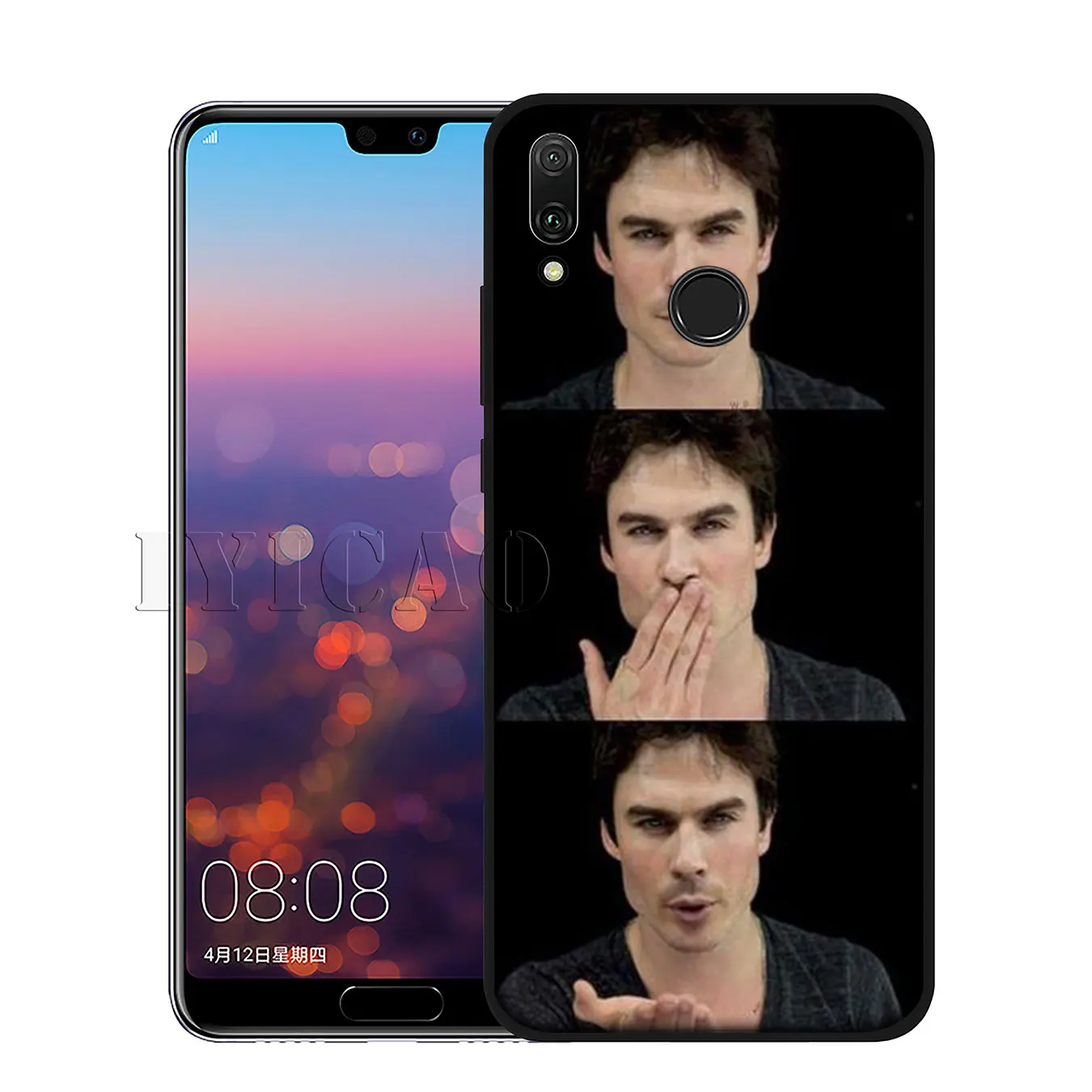 4 IYICAO Дневники вампира Ян сомерхалдер мягкий чехол для huawei P20 Pro P10 P8 P9 Lite Mini P Smart чехол - Цвет: 4