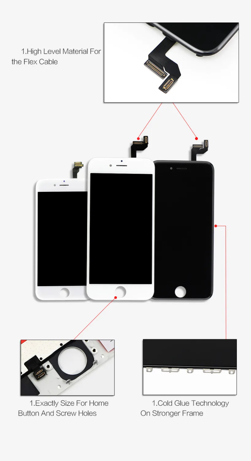 Skyline TFT ЖК-дисплей Замена для iPhone 7 Plus сенсорный экран и преобразователь в сборке |