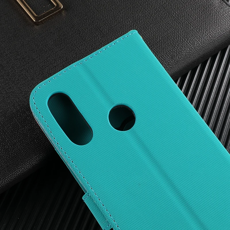 Роскошная вышитая кожаная сумка из ткани для huawei Y6 2019 чехол телефона деловая