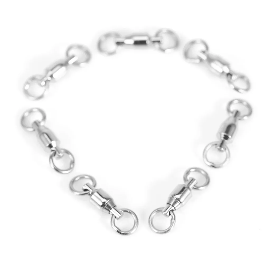 Соединители рыболовные вертлюжные из нержавеющей стали 20 шт./40 шт. | Спорт и