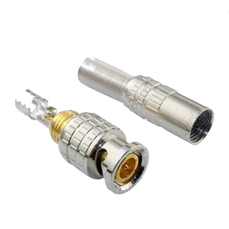 5 шт. спиральная пружина RG59/RG6 Коаксиальный BNC штекер разъема для камеры