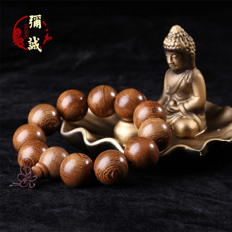 

Подлинный натуральный браслет Mi Cheng с бусинами, деревянные браслеты и украшения в мужских и женских моделях