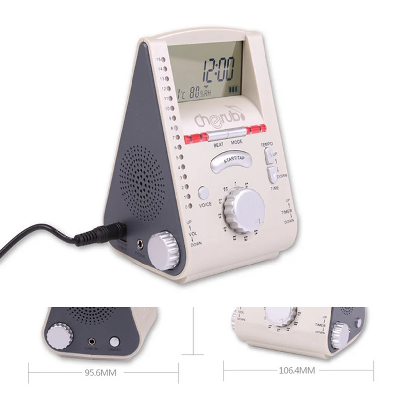 Cherub Piano Mate WSM 260 с многофункциональной фортепианной гитарой метроном часы