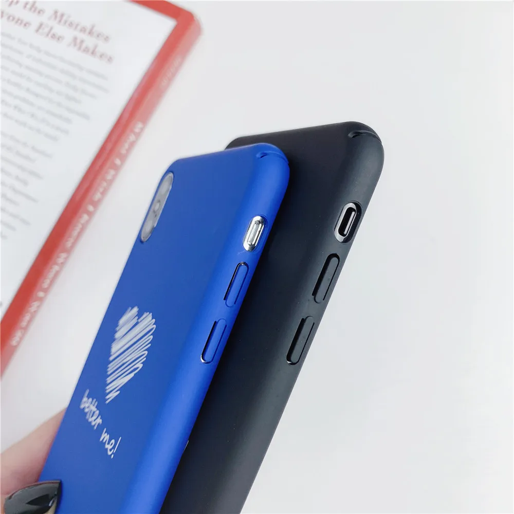 KISSCASE простой чехол для Samsung Galaxy A70 A50 A30 A60 A40 A90 A80 Love Heart подходит A3 A9 A7 A8 2018 2017 |