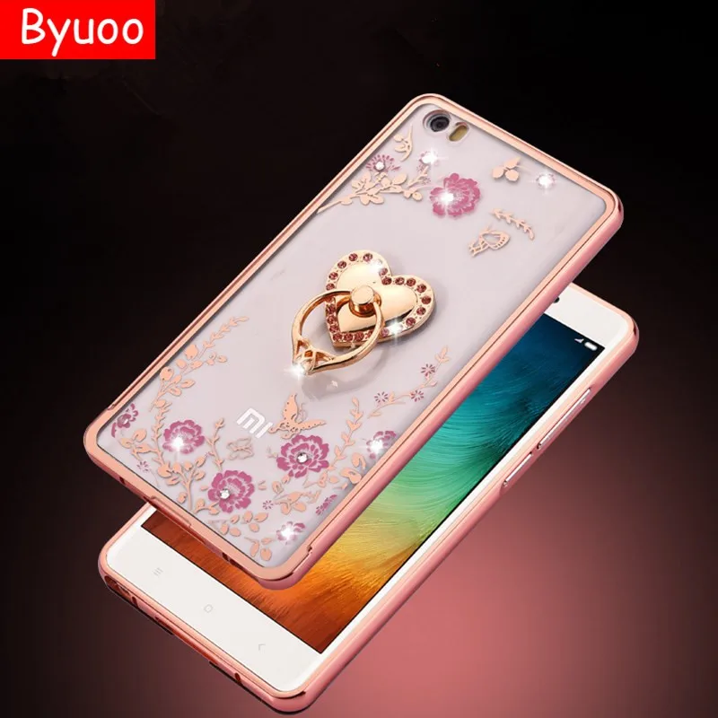 Мягкий блестящий чехол с кольцом-держателем Xiaomi Redmi 7A 8A S2 6 6A pro 4A 4X 5a 5 plus note 8 8T 7 4 Pro Mi