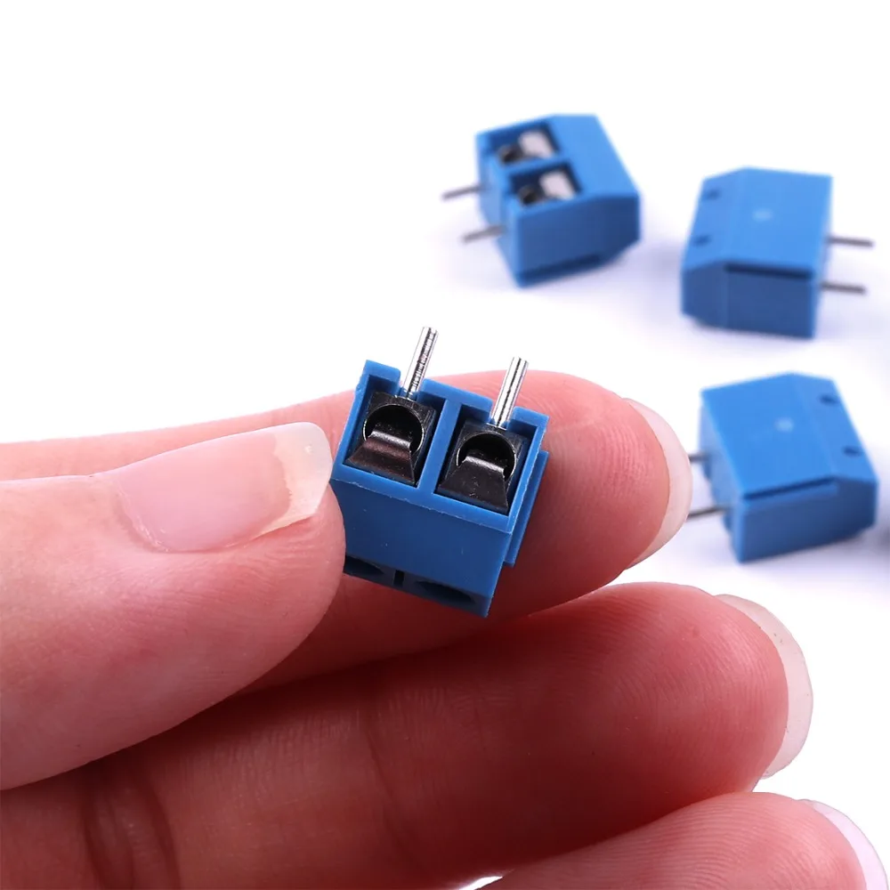 Оптовая продажа 60 шт. 5 08 мм 2 Pin 300 В 16A PCB панель питания переключатель разъем