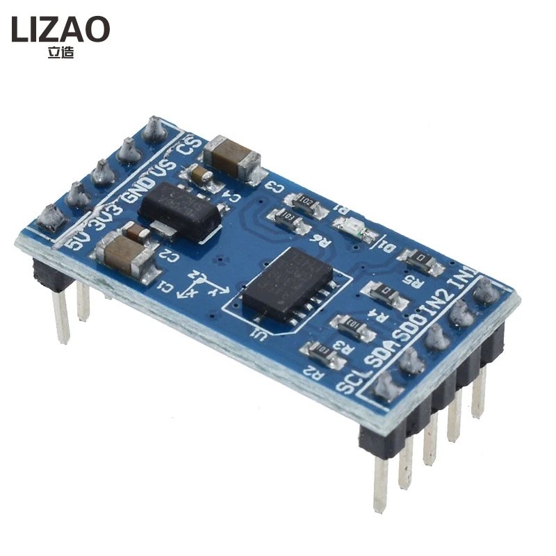 ADXL345 3-осевой IIC/SPI цифровой датчик гравитации модуль ускорения наклона для Arduino