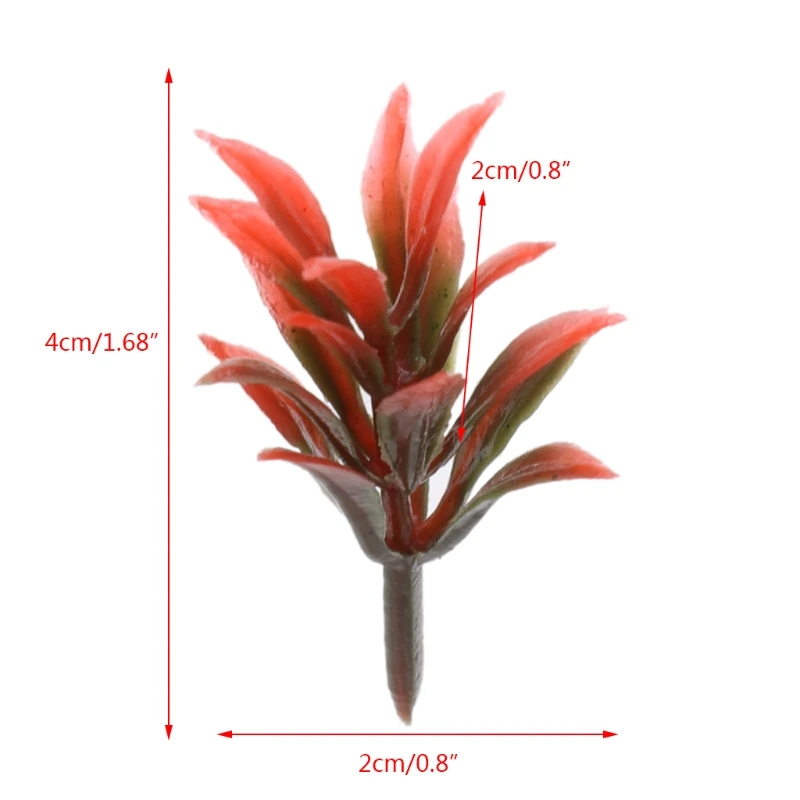 

100 pcs 1:100 HO Scale Flower Grass Mix Colors Model Trains Layout Railway