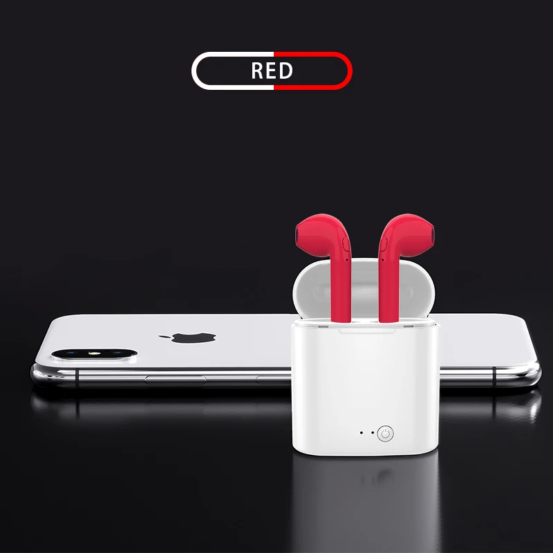 I7 I7s TWS мини беспроводные Bluetooth 5 0 стерео наушники гарнитура модернизированные в