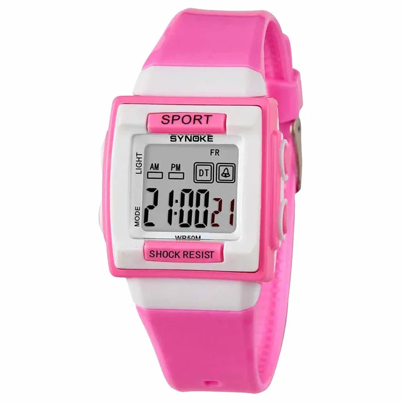 Student Boys Girls Watches Luminous Alarm Electronic Watch Multifunctional LED Digital Children Wrist Sport Kid Clock /DD | Наручные часы
