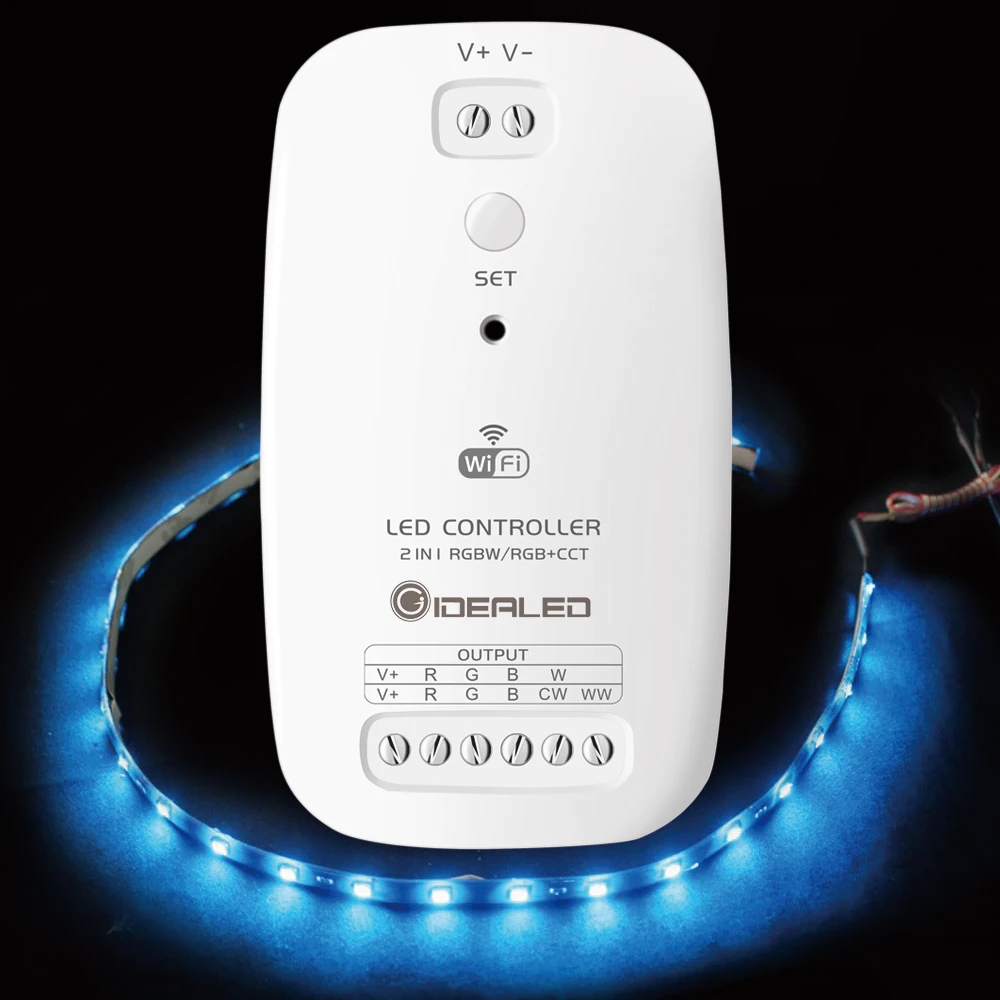 RGBW + CCT светодиодный контроллер Wi Fi DC9V 24V Беспроводной дистанционный выключатель