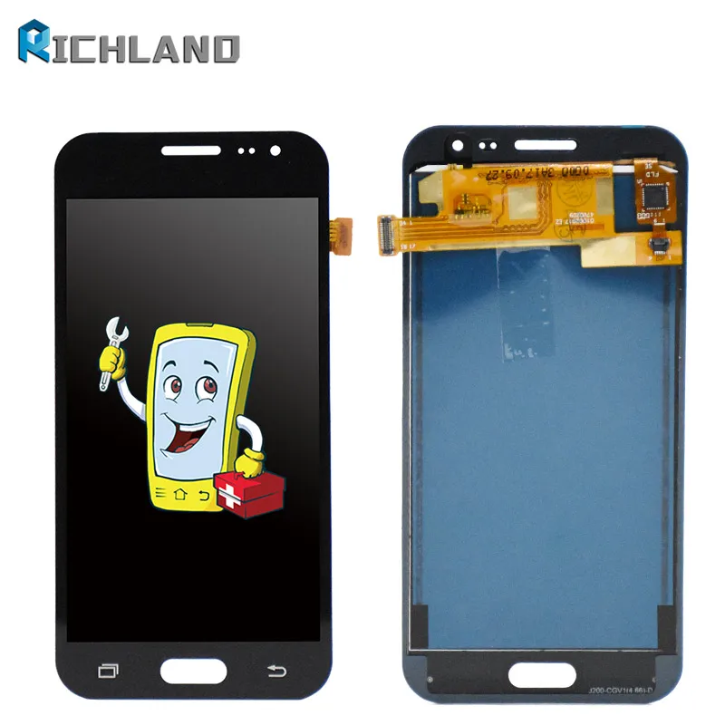 ААА + качество J200 ЖК дисплей Экран для samsung Galaxy J2 2015 J200F Дисплей Панель Сенсорный