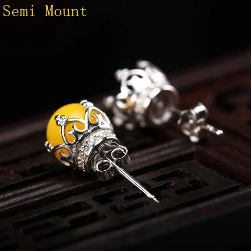 Серьги гвоздики с жемчугом или круглыми бусинами 7 х7 мм|stud earrings|earrings whiteearrings white gold