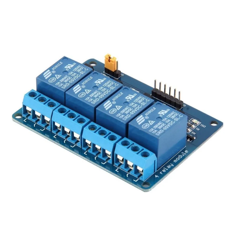 4 канала 5 В релейный модуль Совет щит для PIC AVR DSP ARM MCU Arduino | Электроника