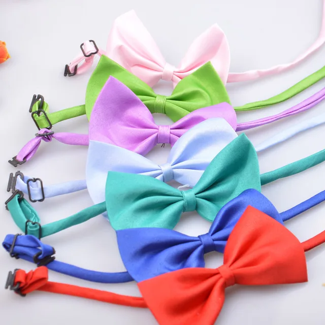 50/100 pcs/lot Mix Colors Wholesale Pet Grooming Accessories Rabbit Cat Dog Bow Tie Adjustable Bowtie Multicolor Pet Products 4