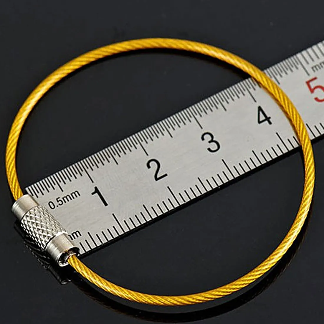 10 шт. Карабин брелок для кемпинга Пряжка крюк зажим EDC Открытый Инструмент из нержавеющей стали провод-брелок для ключей веревка туристическое снаряжение