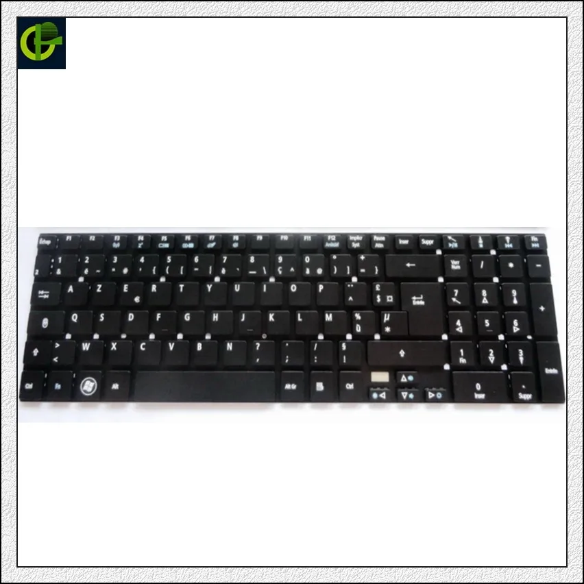 French Keyboard For Gateway NV52L NV55S NV56R NV57H NV75S NV77H Black FR AZERTY Keyboard