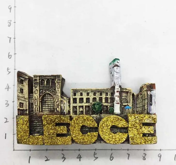 Магнитные 3d магниты на холодильник Lecce дорожные сувениры магнитные наклейки