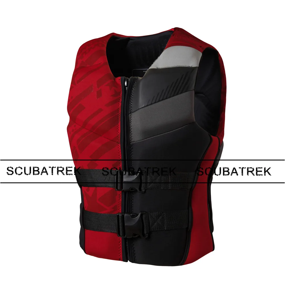 

float swimsuit adult life vest neoprene floating vest swim life jacket surfing vests waterski inflatable water sailing jacket