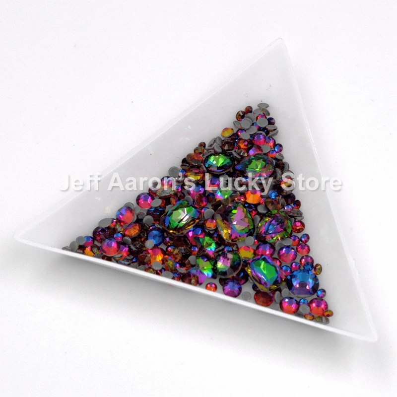 Смешанная Stlye 3D украшения для ногтей горный хрусталь блеск ногтей Jewelry аксессуары кристалл красота маникюр инструмент