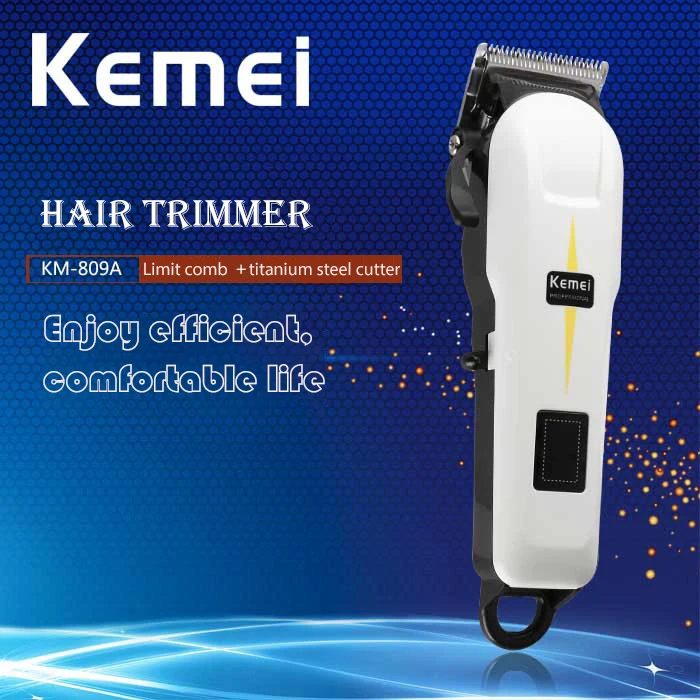 100-240 В kemei профессиональная машинка для стрижки волос Электрический триммер