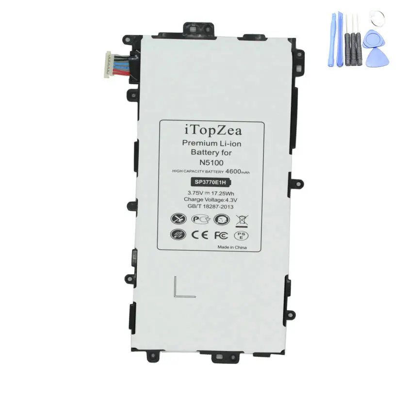 ITopZea 4600 мА/ч SP3770E1H запасная батарея для Samsung Galaxy Note 8 0 3G с функцией GT N5100 N5110 N5120