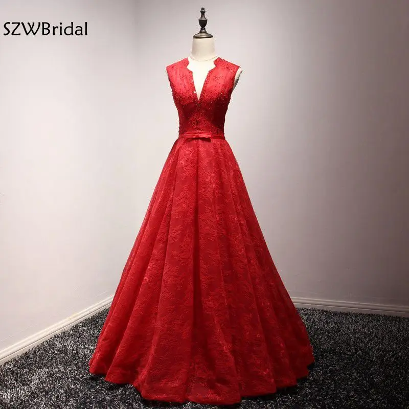 

Женское кружевное вечернее платье, красное ТРАПЕЦИЕВИДНОЕ ПЛАТЬЕ С V-образным вырезом, расшитое бисером и кристаллами, 2021
