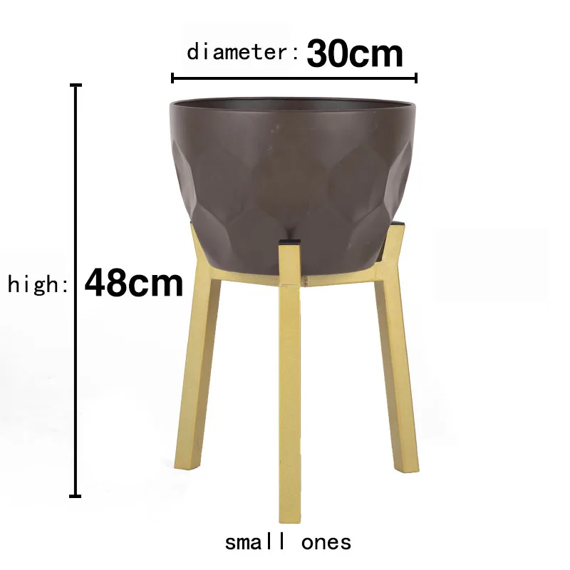 Кованая Железная Цветочная полка напольный Балконный цветочный горшок домашняя
